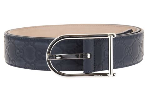 cintura gucci blu uomo|cintura gucci sottile.